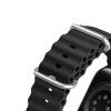 Dux Ducis Strap pasek Watch 9 / 8 / 7 / 6 / 5 / 4 / 3 / 2 / SE (45 / 44 / 42mm) silikonowa opaska bransoletka czarny (OceanWave Version)