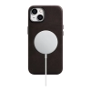 iCarer Oil Wax Premium Leather Case skórzane etui iPhone 14 Plus magnetyczne z MagSafe brązowy (WMI14220703-BN)