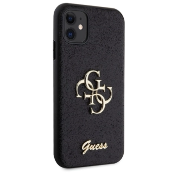 Etui Guess Glitter Script Big 4G na iPhone 11 / Xr - czarne