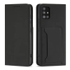 Magnet Card Case etui do Xiaomi Redmi Note 11 Pro pokrowiec portfel na karty kartę podstawka czarny