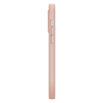 Etui UNIQ Lino Hue Magclick Charging na iPhone 14 Plus - różowe