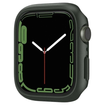 Etui Spigen Thin Fit na Apple Watch 7 / 8 (45 mm) - ciemnozielone