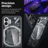 Etui Spigen Ultra Hybrid na Nothing Phone 2 - ciemnoszare (wzór Zero One)
