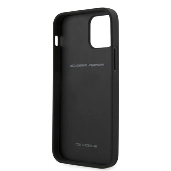 Etui Ferrari On Track Perforated na iPhone 12 / iPhone 12 Pro - czarne