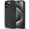 Etui Mercedes Smooth Leather na iPhone 15 Pro Max - czarne