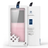 Skórzane etui Samsung Galaxy Z Flip5 5G z klapką portfel pokrowiec na tył Dux Ducis Bril - różowe