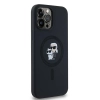 Etui Karl Lagerfeld Silicone Karl&Choupette MagSafe na iPhone 13 Pro Max - czarne
