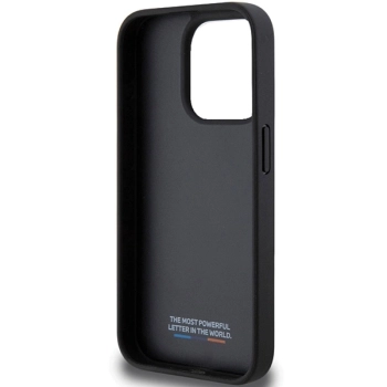 Etui BMW Perforated Tricolor Line na iPhone 15 Pro Max - czarne