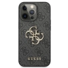 Etui Guess 4G Big Metal Logo na iPhone 13 Pro Max - szare