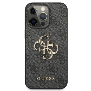 Etui Guess 4G Big Metal Logo na iPhone 13 Pro Max - szare