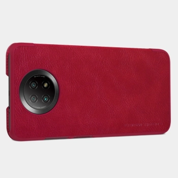 Nillkin Qin skórzana kabura etui Xiaomi Redmi Note 9T 5G czarny