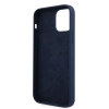 Etui Guess Script Vintage na iPhone 12 mini - niebieskie