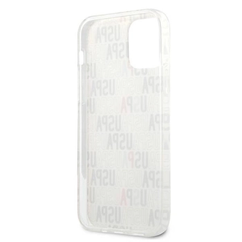 Etui U.S. Polo Assn. Logo Mania Collection na iPhone 12 mini - białe