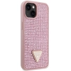 Etui Guess Rhinestone Triangle na iPhone 14 Plus - różowe
