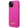 Etui Guess Silicone Vintage Gold Logo na iPhone 14 - fuksjowe