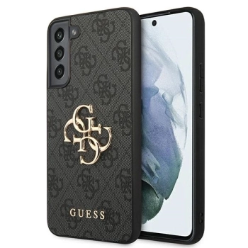 Etui Guess 4G Big Metal Logo na Samsung Galaxy S22+ - szare