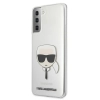 Etui Karl Lagerfeld Karl's Head na Samsung Galaxy S21+ - przezroczyste