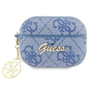 Etui Guess 4G Charm Collection na AirPods Pro 2 - niebieskie