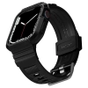 Etui z paskiem Spigen Rugged Armor Pro na Apple Watch 4 / 5 / 6 / 7 / 8 / SE (44/45 mm) - czarne