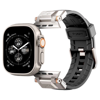 Pasek Spigen Durapro Armor na Apple Watch 4/5/6/7/8/9/SE/ Ultra (42/44/45/49 mm) - czarne