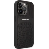Etui AMG Leather Curved Lines MagSafe na iPhone 14 Pro - czarne