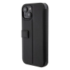 Etui Mercedes Leather Wave Patern na iPhone 15 - czarne
