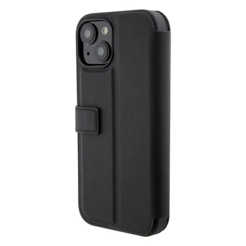 Etui Mercedes Leather Wave Patern na iPhone 15 - czarne