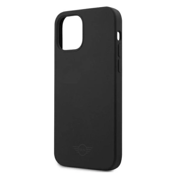 Etui Mini Morris Silicone Tone On Tone na iPhone 12 Pro Max - czarne