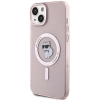 Etui Karl Lagerfeld IML Choupette MagSafe na iPhone 15 Plus - różowe