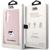 Etui Karl Lagerfeld Silicone Choupette na Samsung Galaxy S24 - różowe
