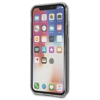 Etui Guess Glitter Charms na iPhone X / Xs - złote