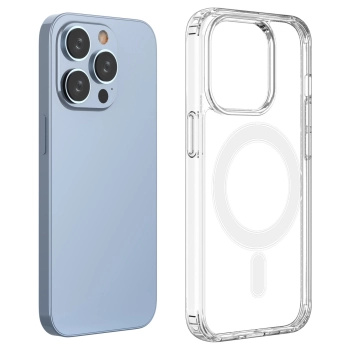 Etui magnetyczne Clear Magnetic Case z MagSafe do iPhone 15 Pro - przezroczyste