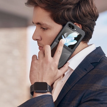 Pancerne etui Samsung Galaxy Z Flip 5 Dux Ducis Aimo Mag - czarne
