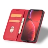 Magnet Fancy Case etui iPhone 14 pokrowiec z klapką portfel podstawka czerwone