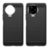 Carbon Case etui do Infinix Note 12 (2023) / Infinix Note 12 Pro elastyczny silikonowy karbonowy pokrowiec czarne