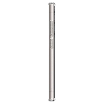 Etui Spigen Ultra Hybrid OneTap Ring z MagSafe na Samsung Galaxy S24 Ultra - przezroczyste (wzór Zero One)