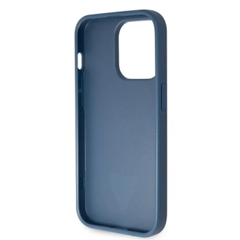 Etui Guess Crossbody 4G Metal Logo do iPhone 15 Pro - niebieskie