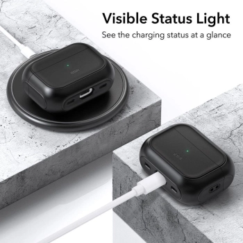 ESR Orbit Halolock z MagSafe na Apple AirPods Pro 1 / 2 - czarne