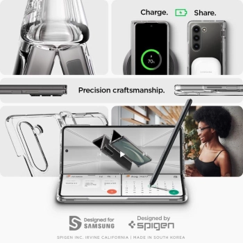 Etui Spigen Thin Fit Pro na Samsung Galaxy Z Fold 5 - przezroczyste