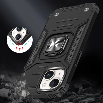 Pancerne etui z ringiem Wozinsky Ring Armor do iPhone 15 - czerwone