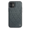 Etui Mercedes Bow Line na iPhone 12 mini - granatowe