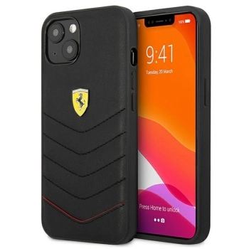 Etui Ferrari Off Track Quilted na iPhone 13 - czarne
