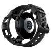 Etui z paskiem Spigen Rugged Armor Pro na Samsung Galaxy Watch 4 Classic 46 mm - czarny mat