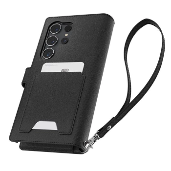 Etui Spigen Wallet S Plus na Samsung Galaxy S24 Ultra - czarne