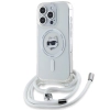 Etui Karl Lagerfeld IML Choupette Head & Cord MagSafe na iPhone 15 Pro - przezroczyste