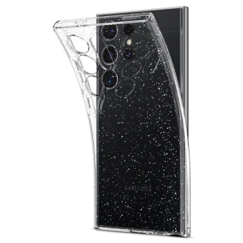 Etui Spigen Liquid Crystal na Samsung Galaxy S24 Ultra - przezroczysto-brokatowe