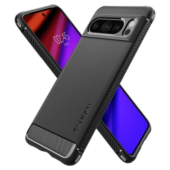 Etui Spigen Rugged Armor na Google Pixel 8 Pro - czarny mat