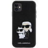 Etui Karl Lagerfeld Saffiano Karl&Choupette na iPhone 11 / Xr - czarne