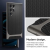 Etui Spigen Neo Hybrid na Samsung Galaxy S24 Ultra - metaliczny szary