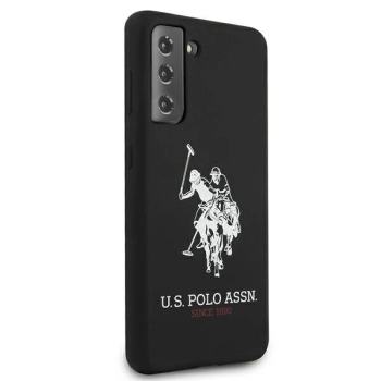Etui U.S. Polo Assn. Silicone Logo na Samsung Galaxy S21 - czarne
